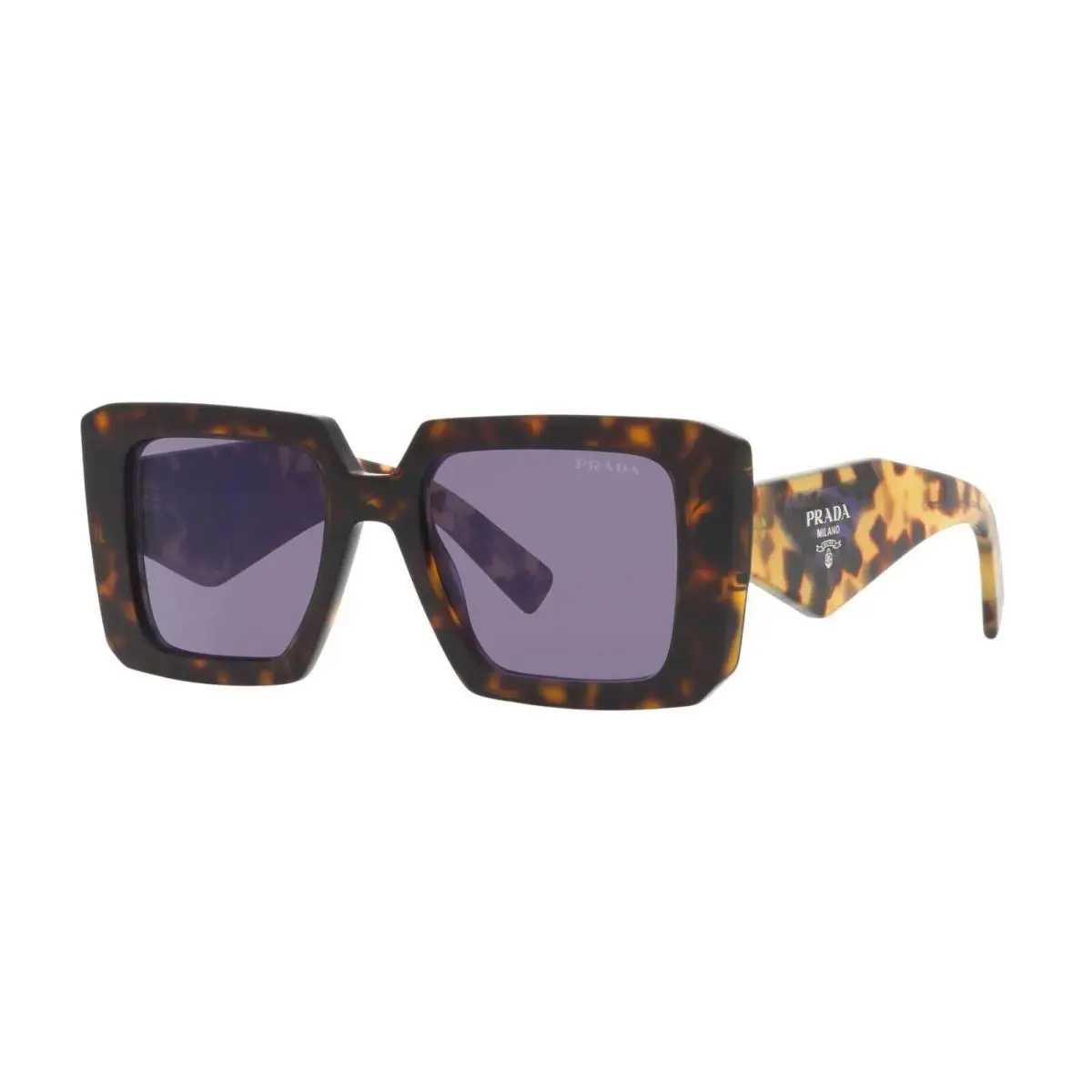 Prada PR 23YS Tortoise/violet Mirrored 2AU05Q Sunglasses
