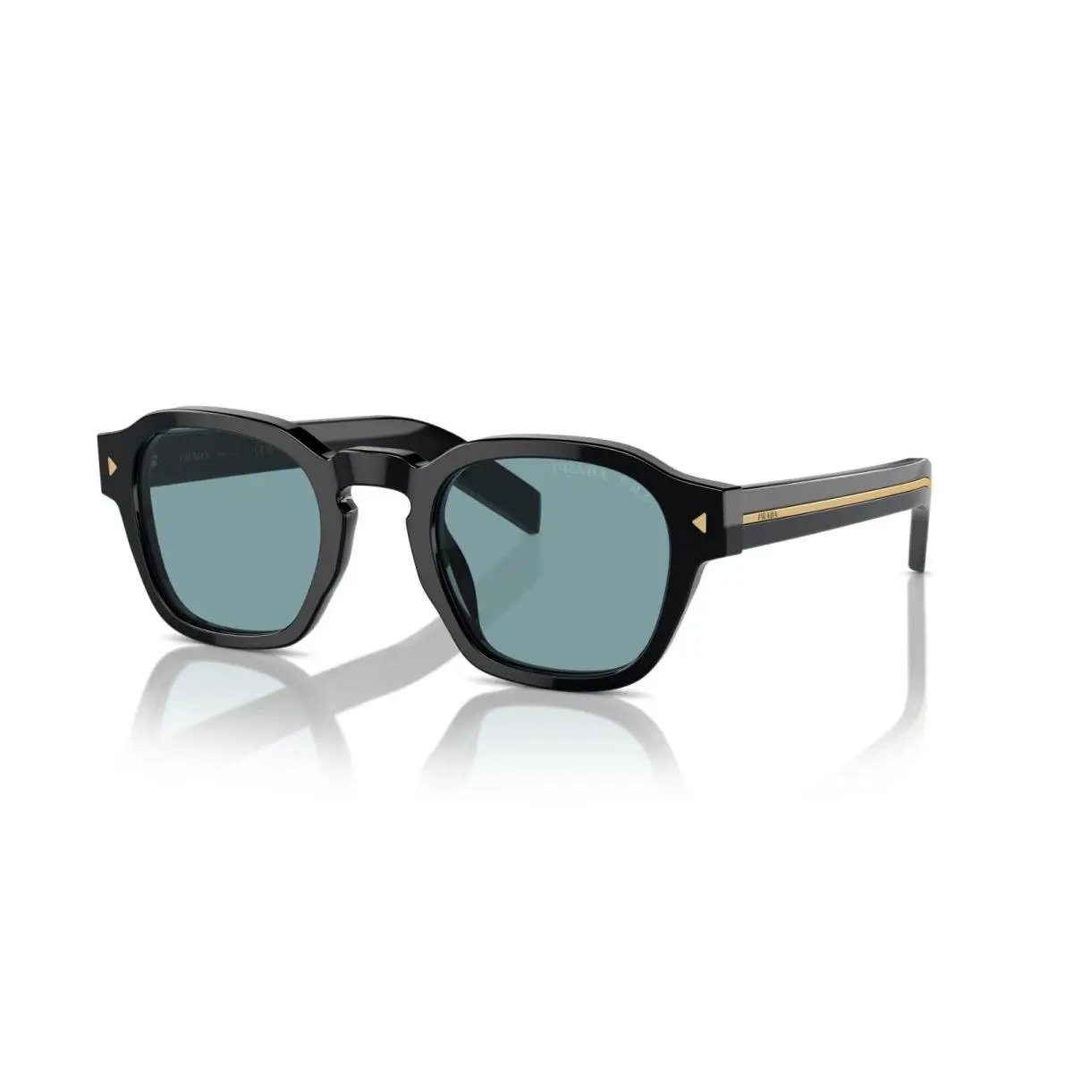 Prada PR A16S Black/green Blue Polarized 16K04D 49mm Sunglasses