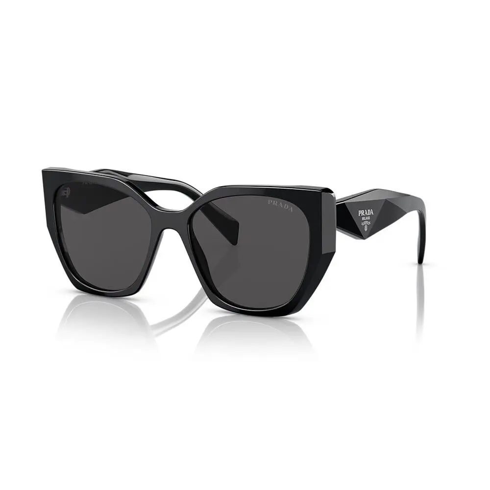 Prada PR 19ZS 1AB5SO Black Dark Grey Large Women Sunglasses