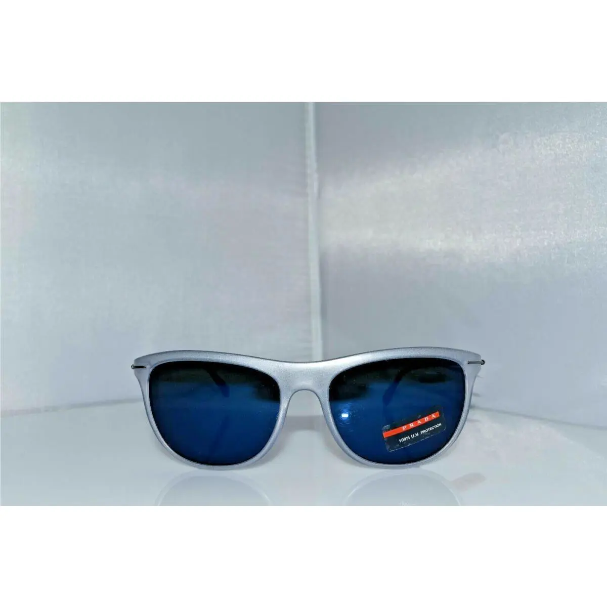 Prada Sport Gunmetal Clear Mirrored SPS01P ROT-2E0 56-17-140 Sunglasses