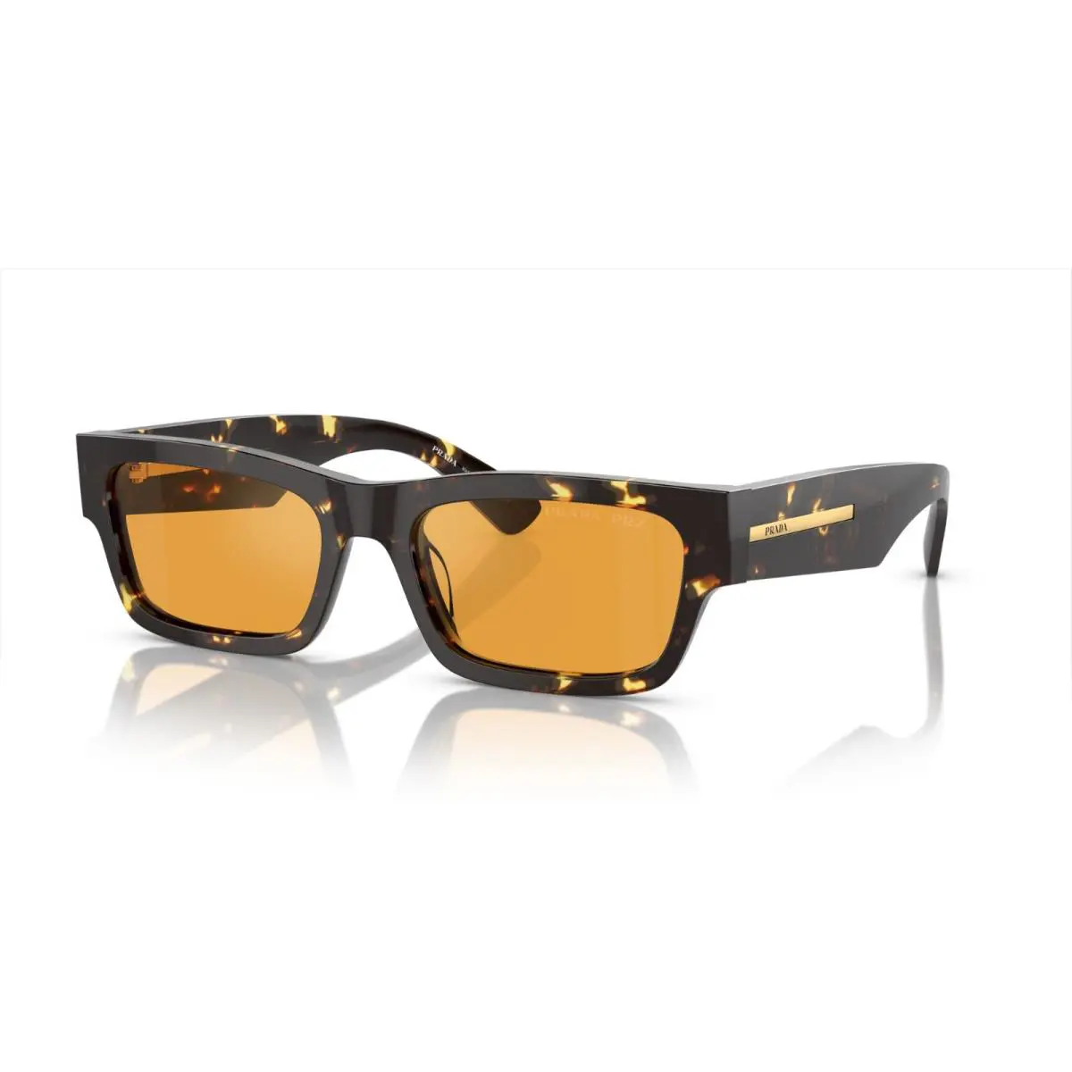Prada PR A03S Black Yellow Havana/yellow Polarized 16O-20C Sunglasses