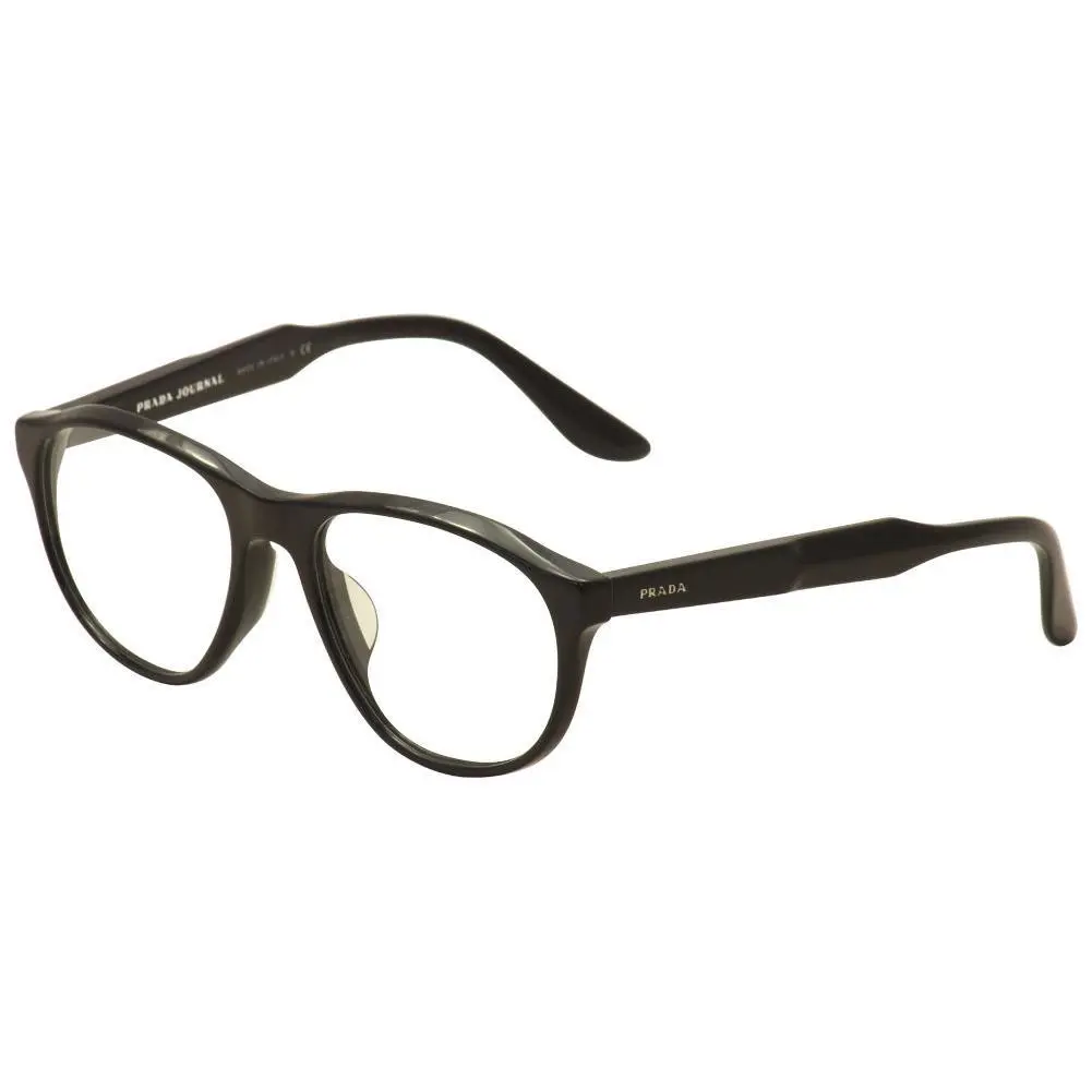 Prada Vpr 12 S 1AB-101 Black Eyeglasses Frames 52MM Italy - Frame: Black