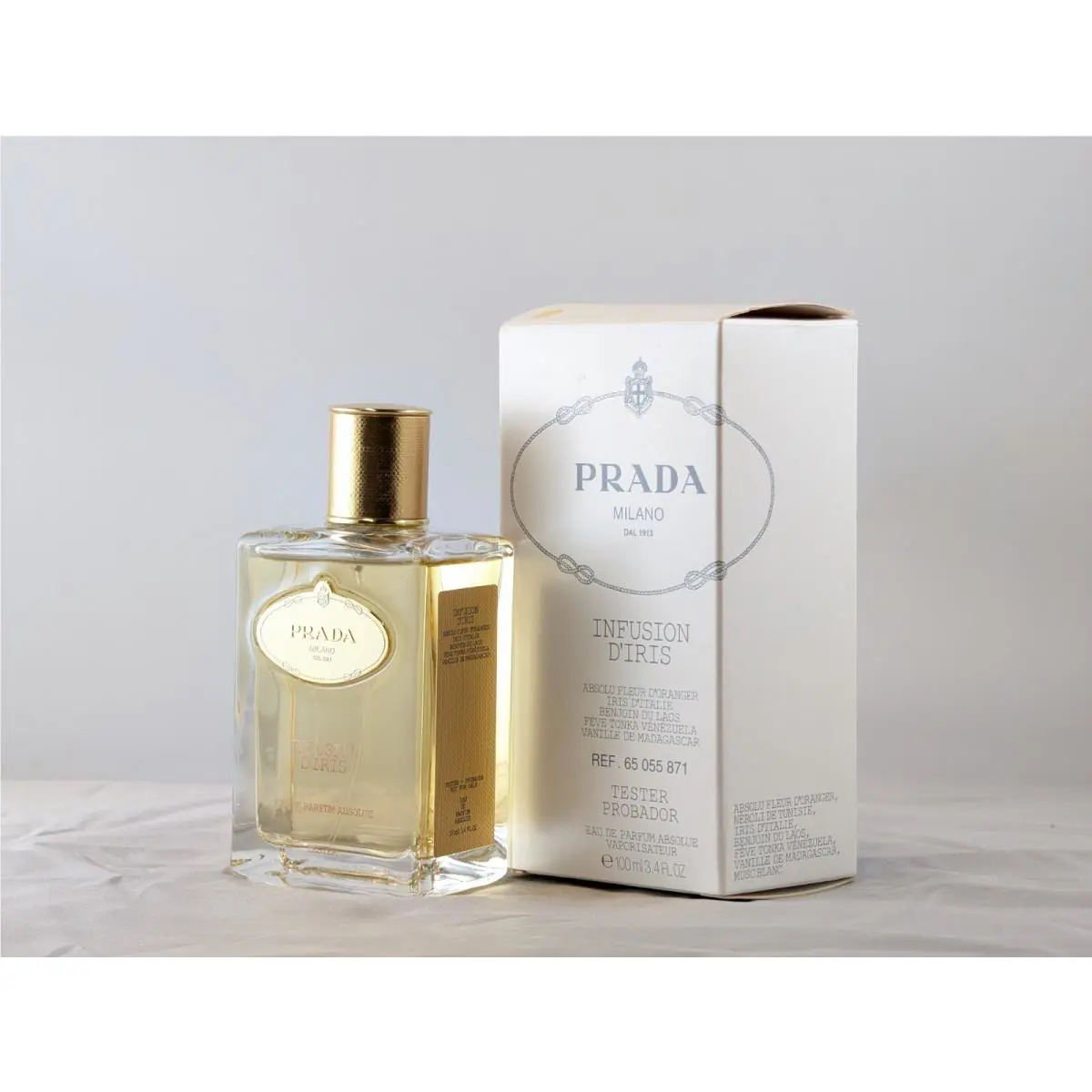 Prada Milano Infusion D`iris Eau De Parfum 3.4oz Made in Spain - Tester