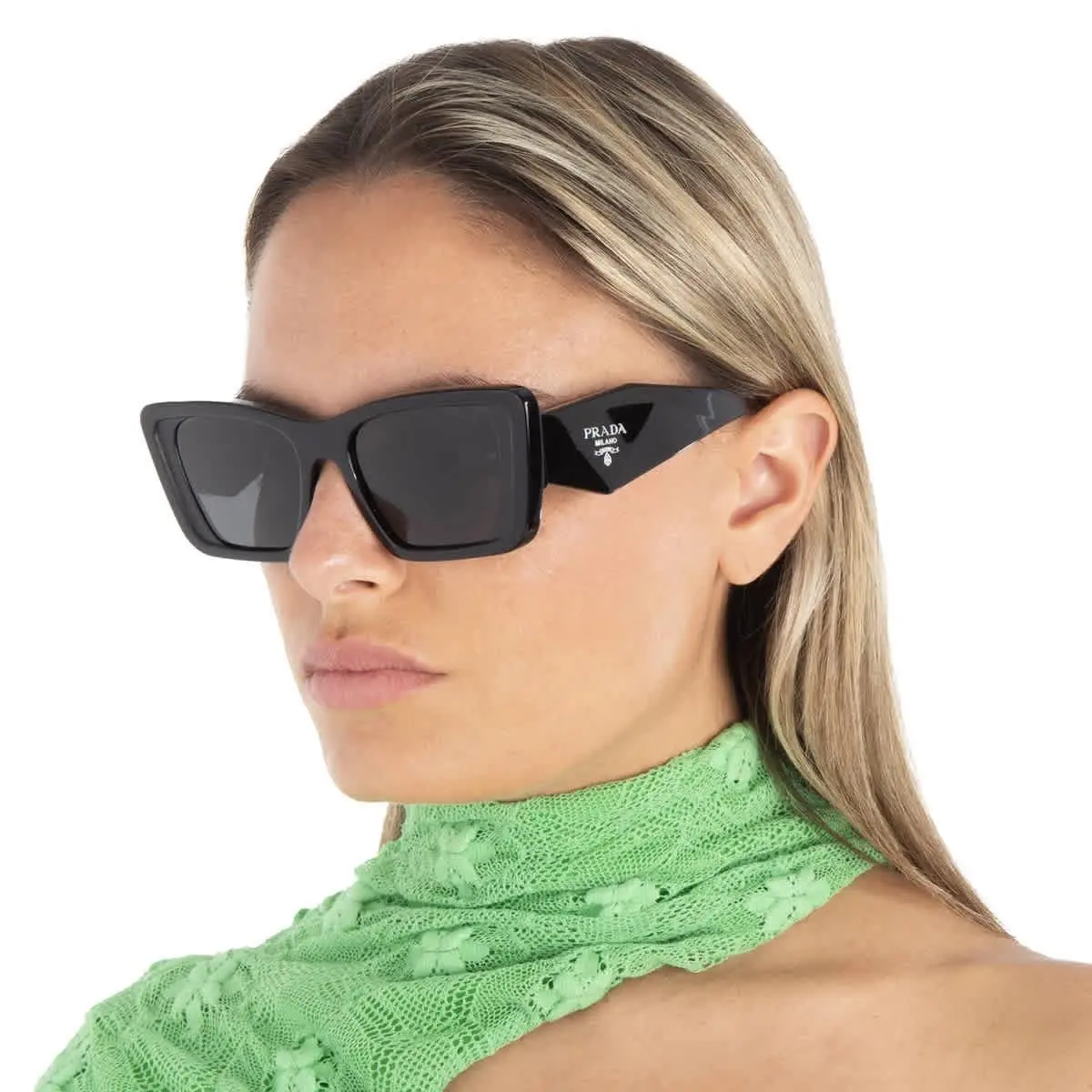 Prada Dark Grey Butterfly Ladies Sunglasses PR 08YS 1AB5S0 51 PR 08YS 1AB5S0 51