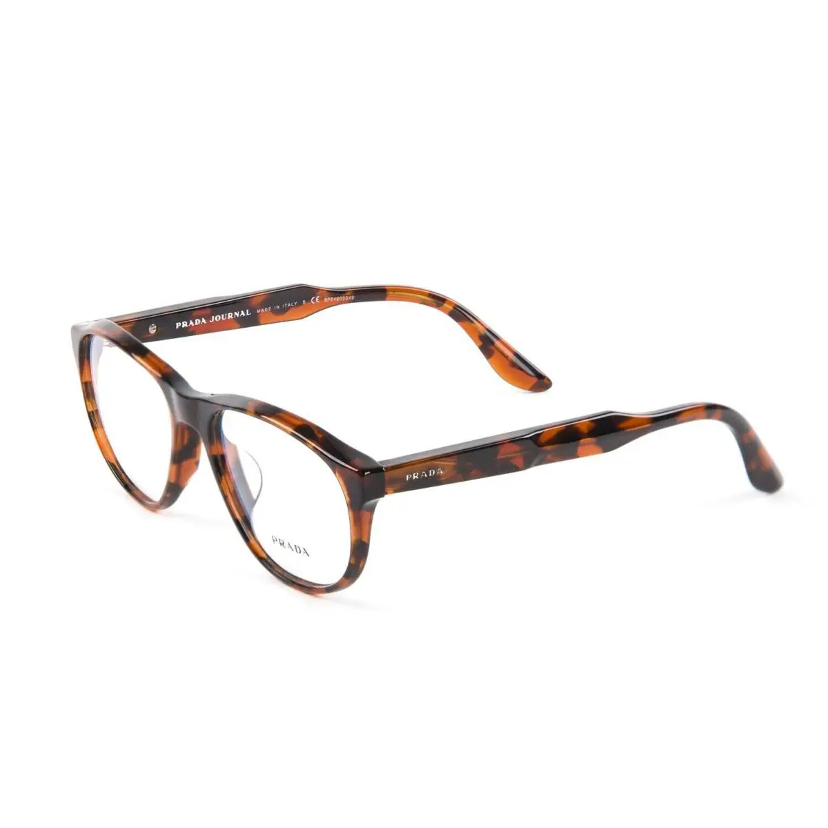 Prada Journal Vpr 12S UBK-1O1 Brown Red Havana Framerx 52mm 18 140 - Frame: Brown Red Havana