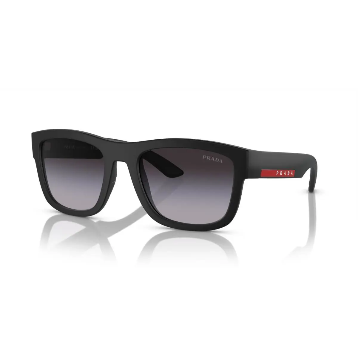Prada Linea Rossa PS 01ZS Matte Black/grey Shaded 1BO-09U Sunglasses