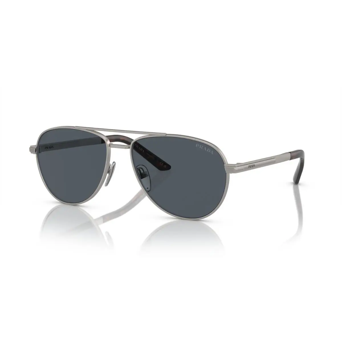 Prada PR A54S Matte Gunmetal/dark Grey 7CQ09T Sunglasses