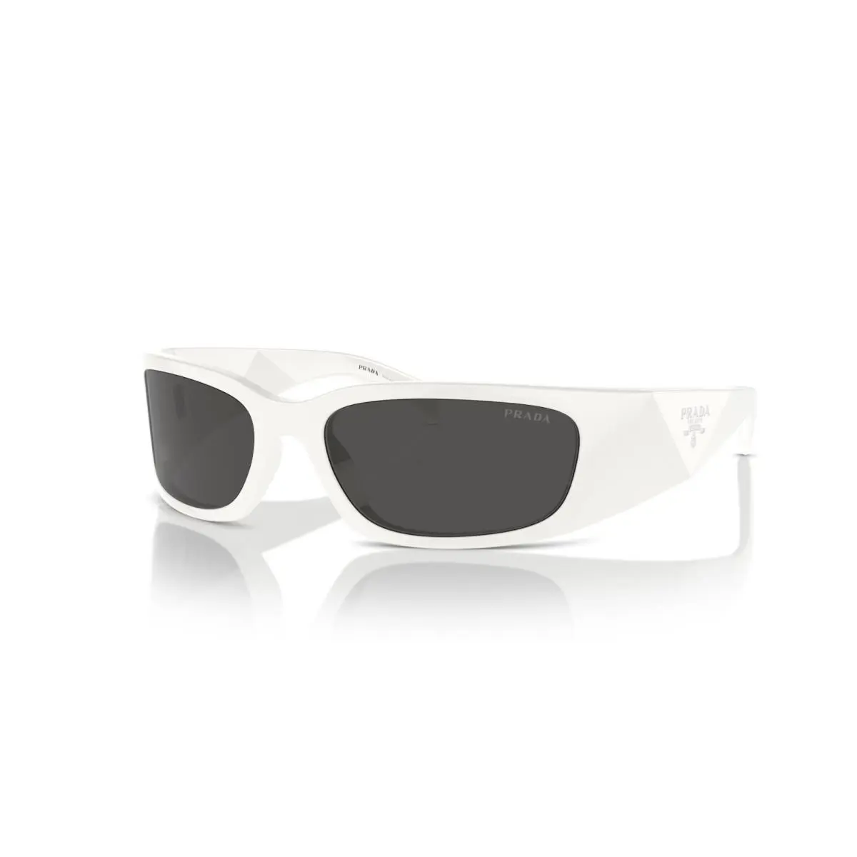 Prada PR A14S Talc White/dark Grey 1425S0 Sunglasses