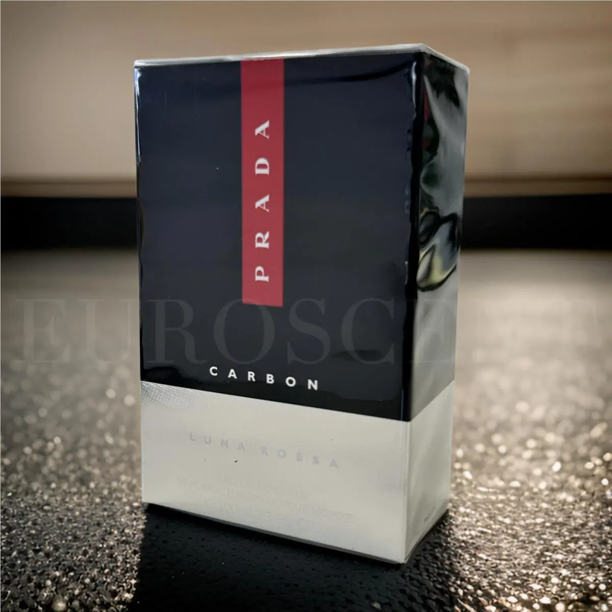 Prada Luna Rossa Carbon Men`s Cologne Perfume Edt 3.4oz / 100ml