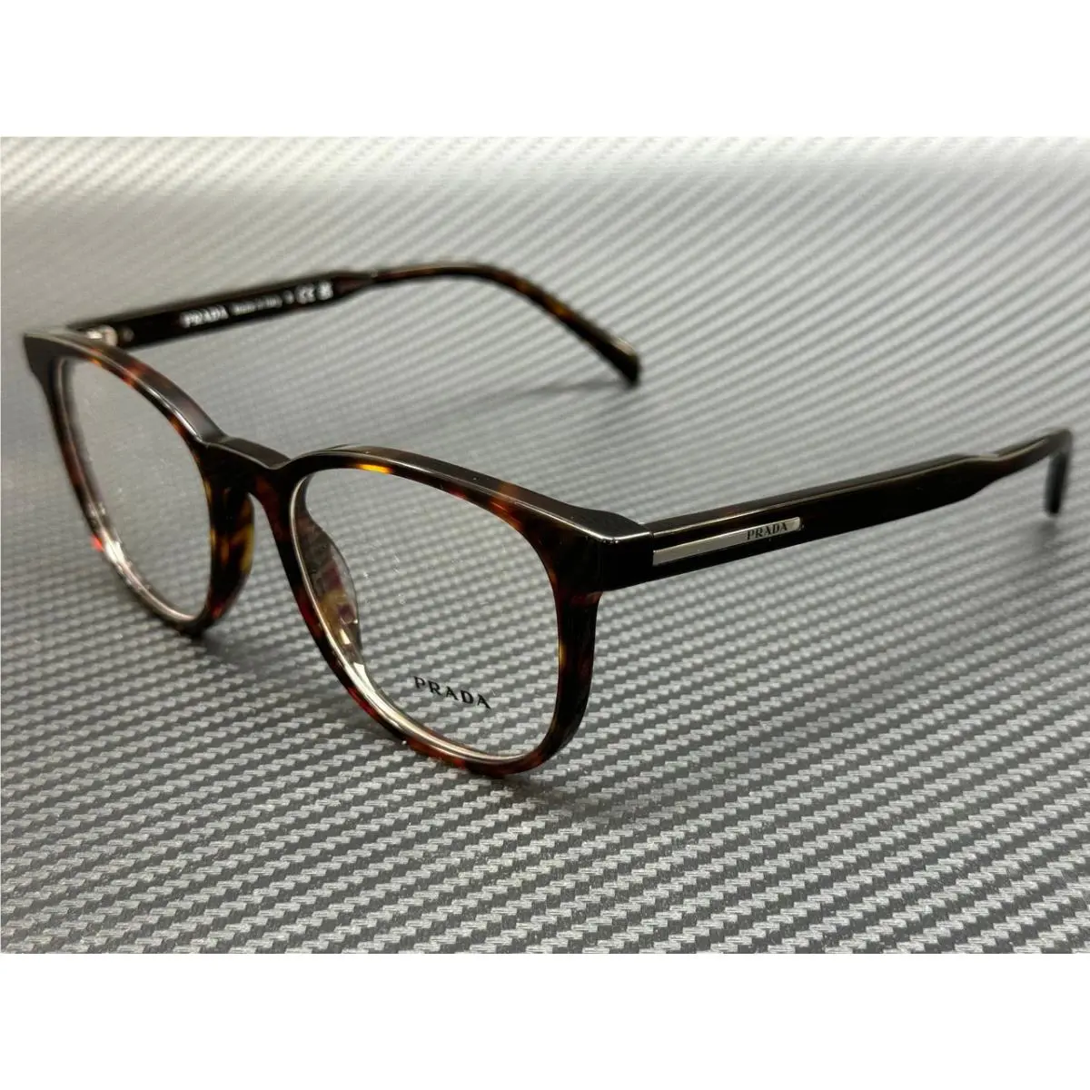 Prada PR A15V 17N1O1 Radica Tortoise Men`s 52 mm Eyeglasses