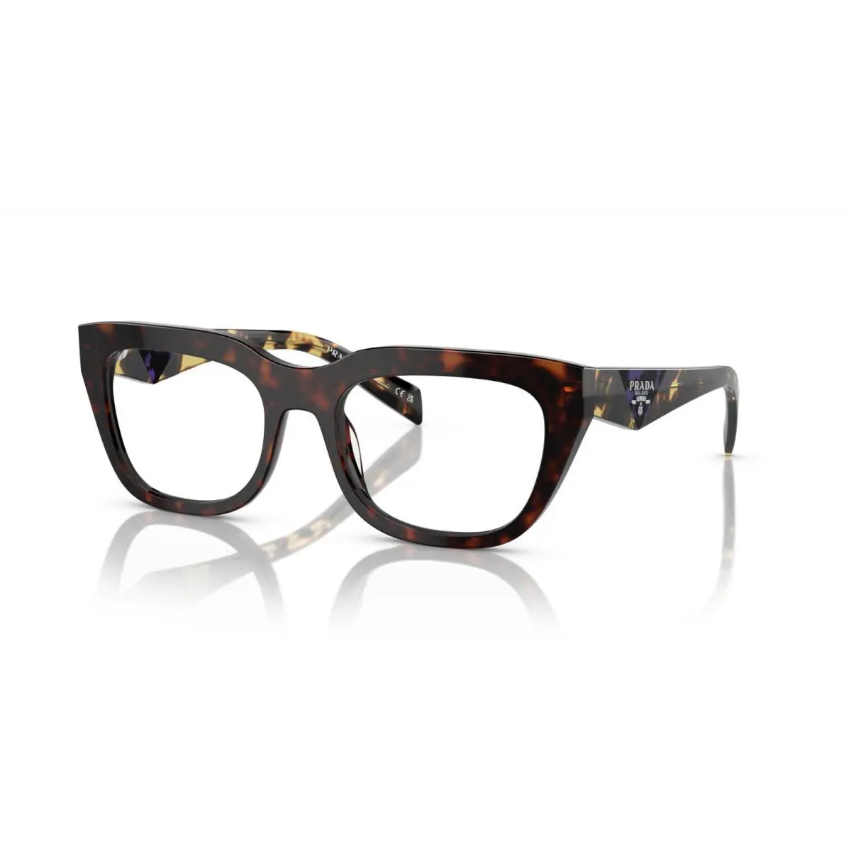 Prada PR A06V Havana 17N-1O1 Eyeglasses