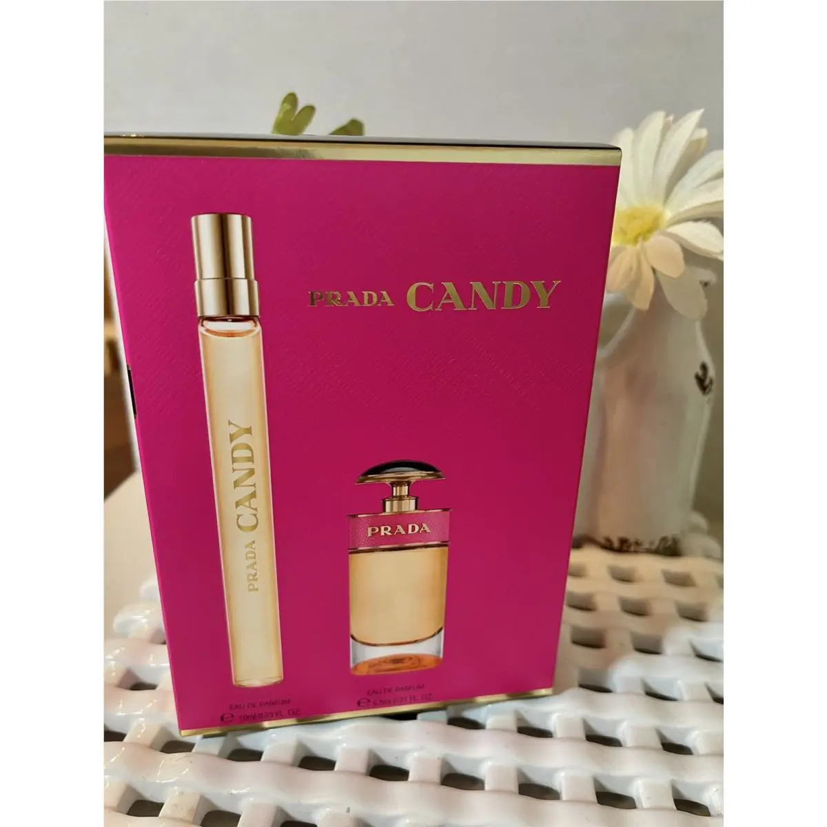 Prada Candy Perfume 2PC Set For Women Mini Duo 6.5ml+10ml