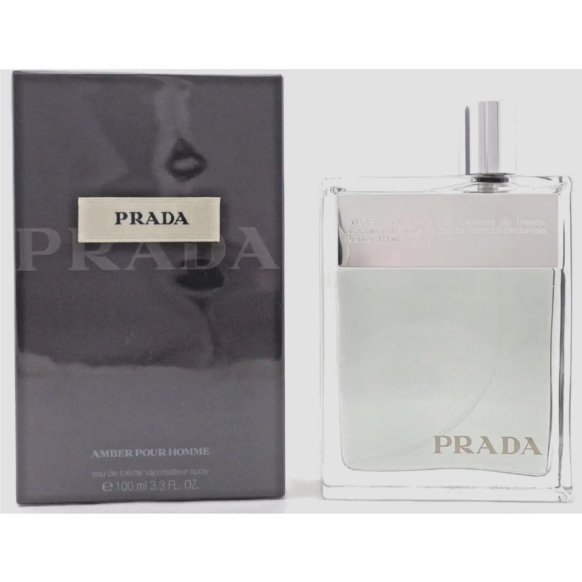 Prada Amber Pour Homme 3.3 Oz. Eau de Toilette Spray For Men