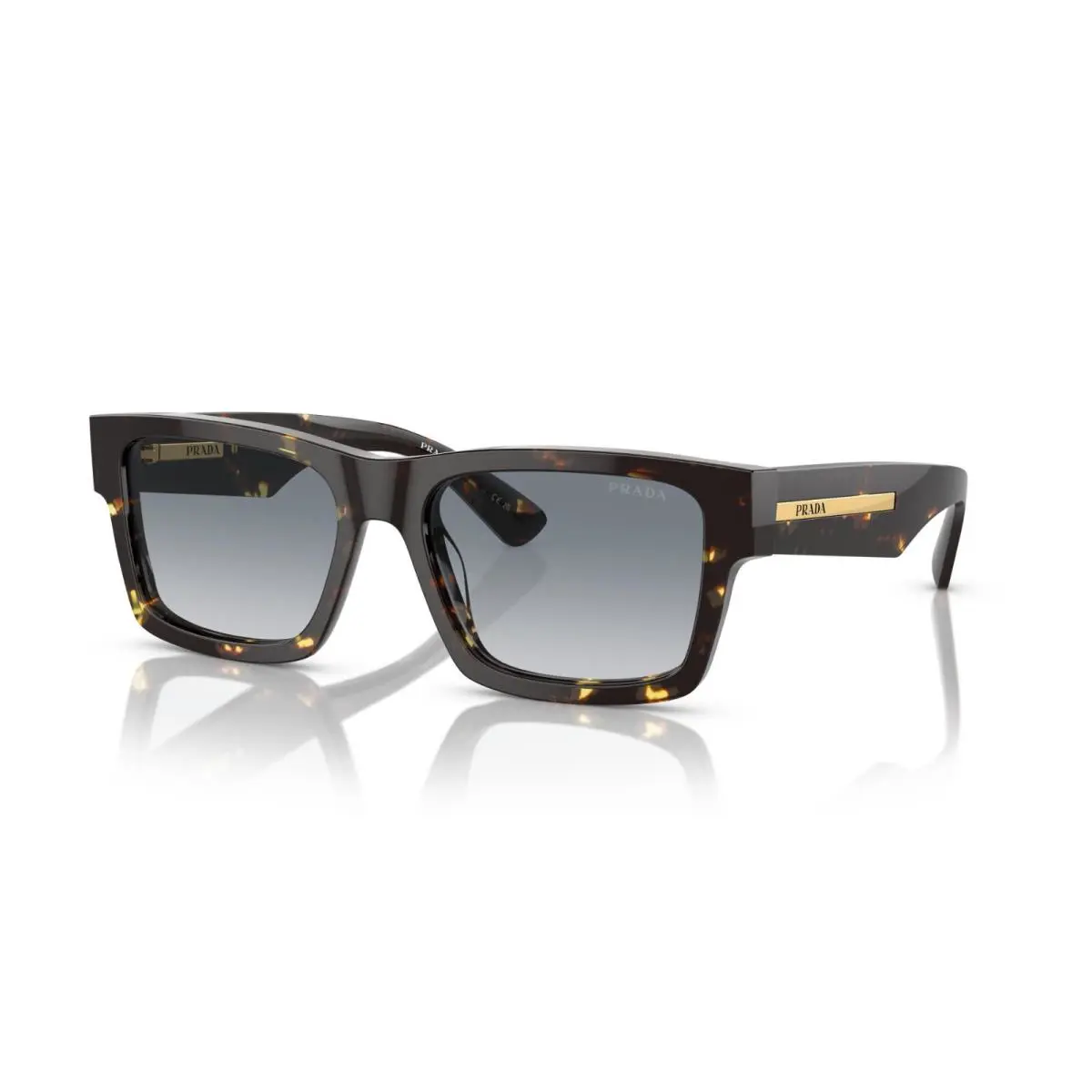 Prada PR 25ZS Black Malt Tortoise/grey Gradient 16R30F Sunglasses