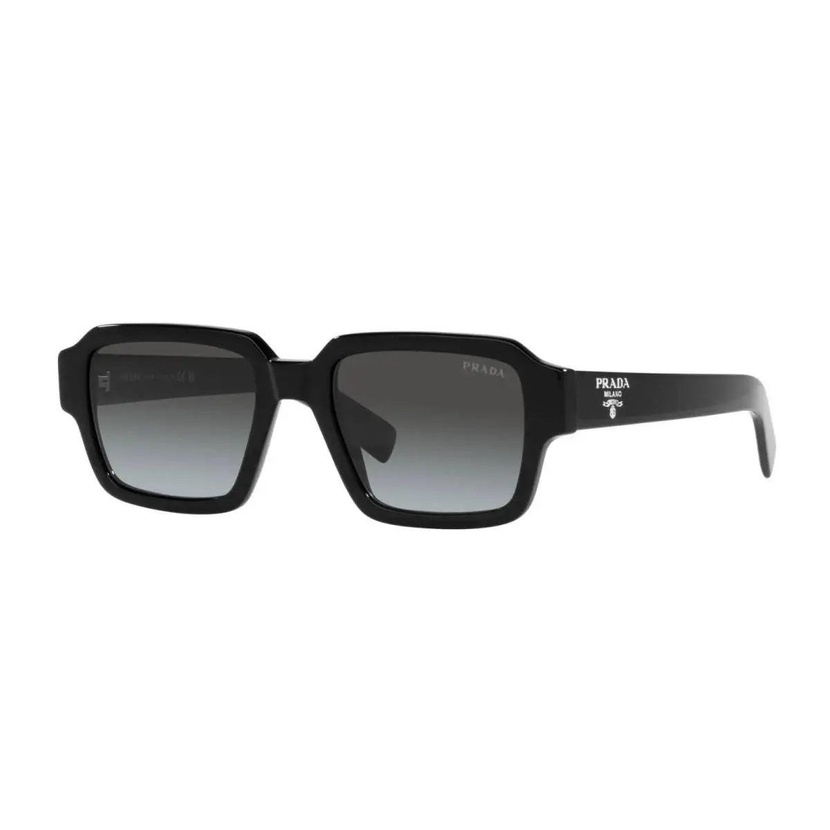 Prada PR 02ZS Black/grey Shaded 1AB-06T Sunglasses