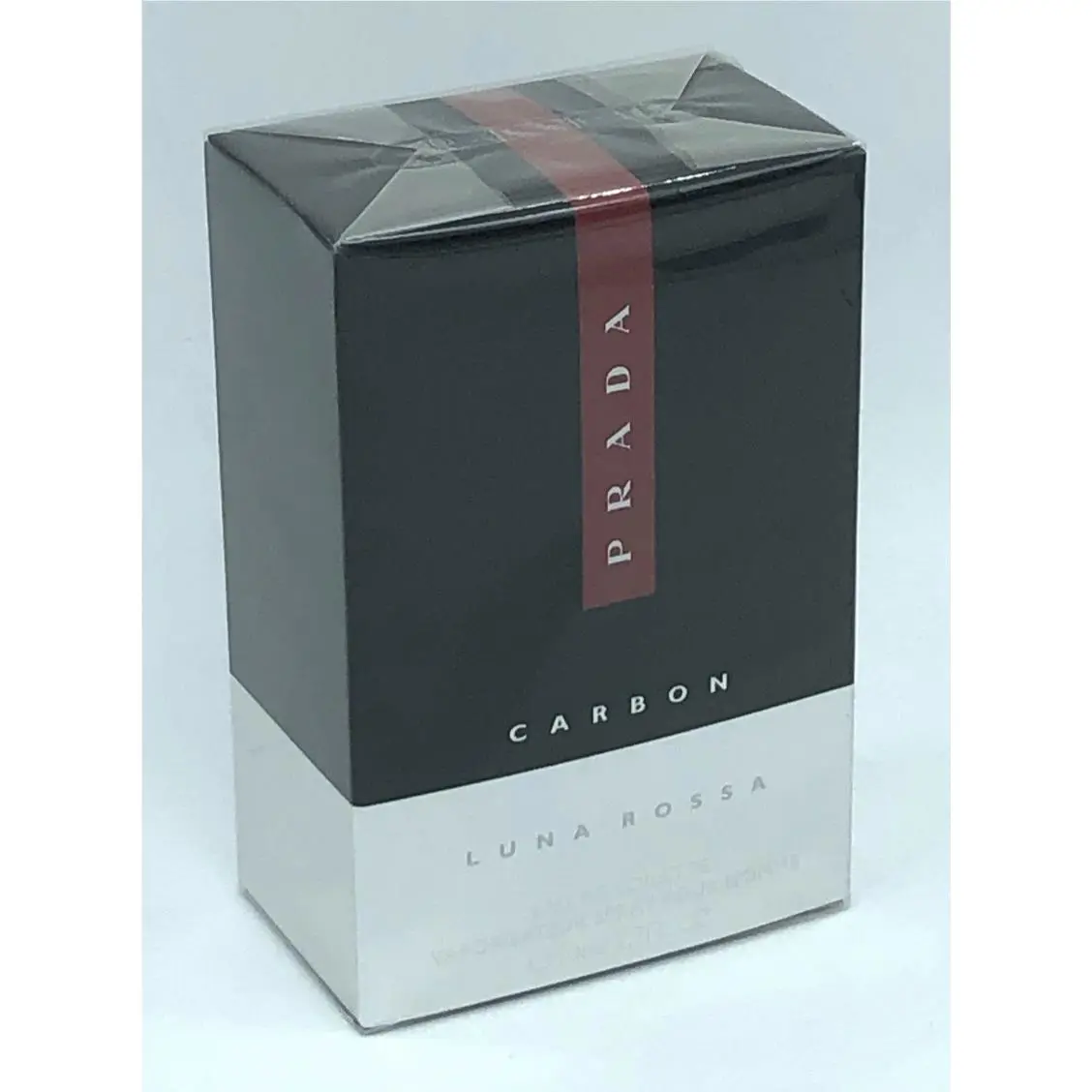 Prada Carbon Luna Rossa Eau de Toilette Edt 1.7oz 50ml For Men Him Box