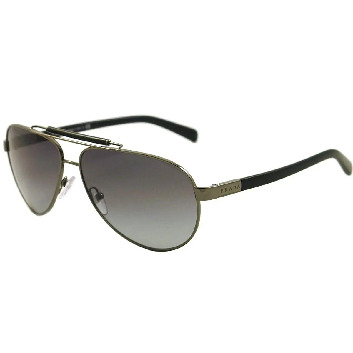 Prada Sunglasses Spr 54N 5AV-3M1 Gunmetal / Grey Gradient Lens