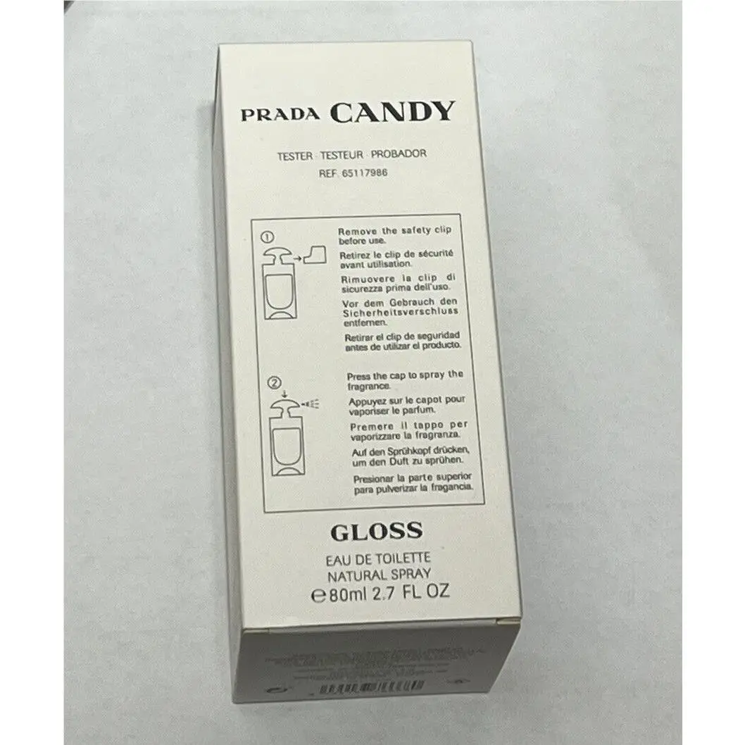 Prada Candy Gloss 2.7oz Edt Spray For Women No Box