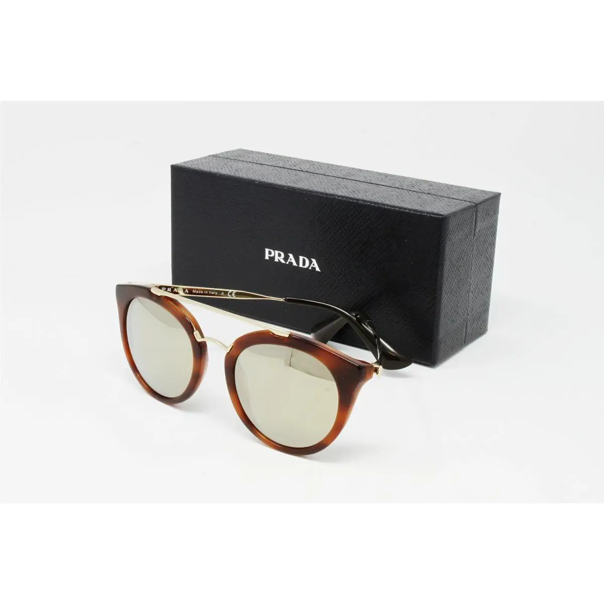 Prada Sunglasses Cinema PR23SS USE1C0 Striped Brown 52mm
