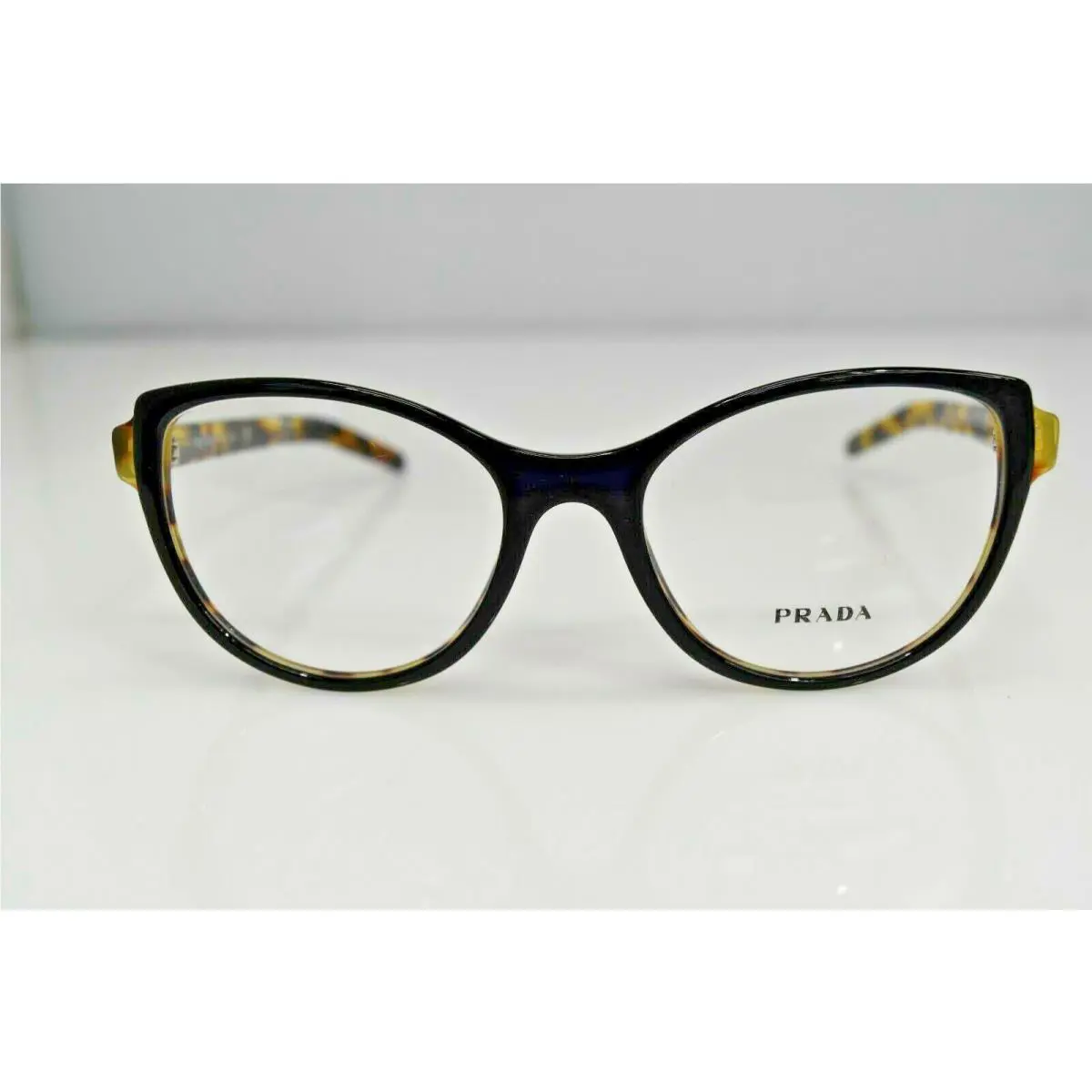 Prada Small Black Havana VPR12V NAI-1O1 52-18-140 Eyeglasses