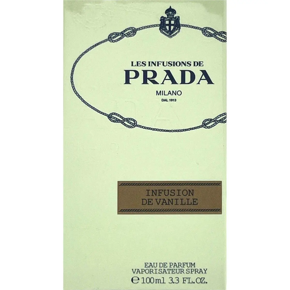 Prada Infusion DE Vanille Eau DE Parfum Spray Women 3.0 Oz / 100 ml