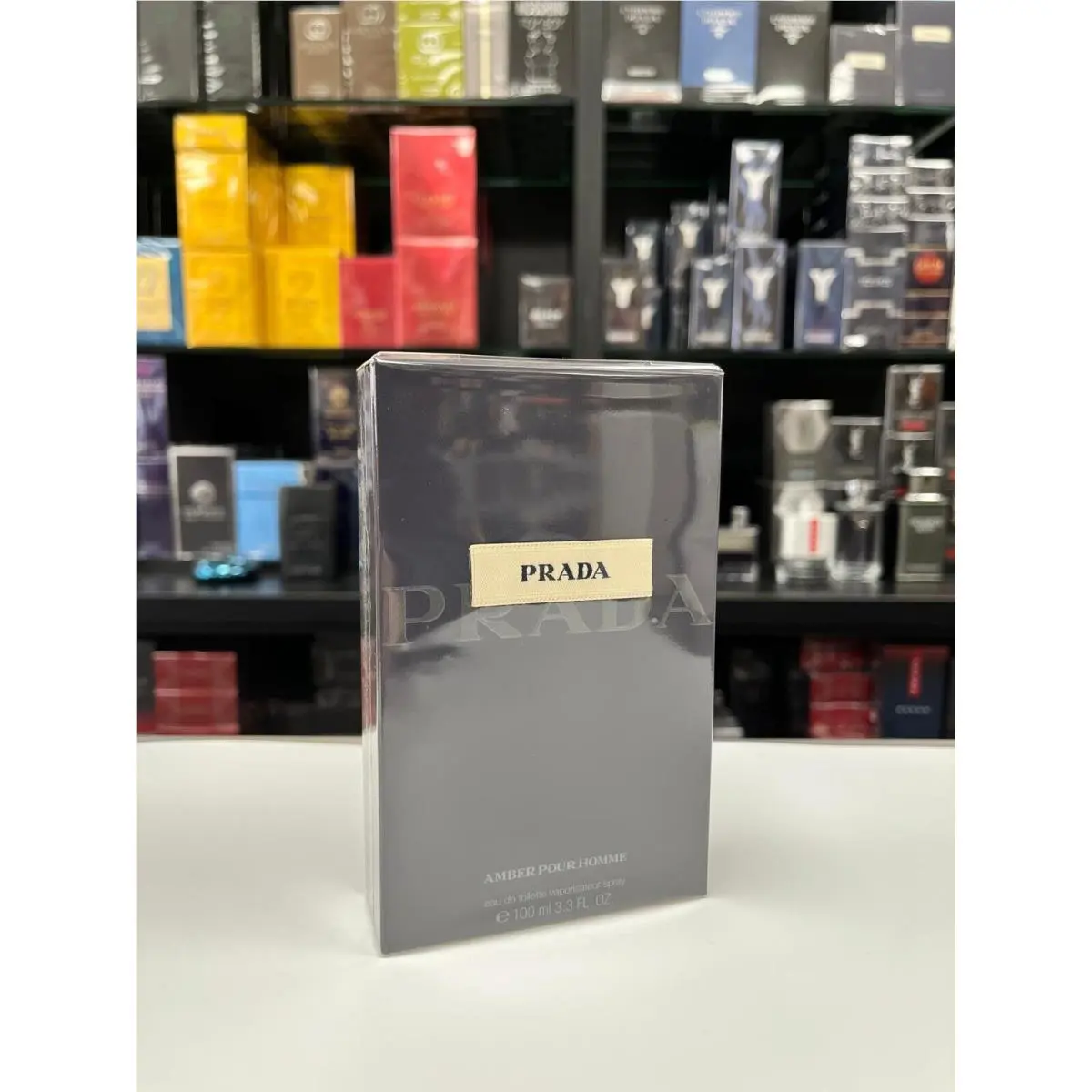 Prada Amber Pour Homme Eau de Toilette For Men 3.3 Fl. Oz. / 100ml