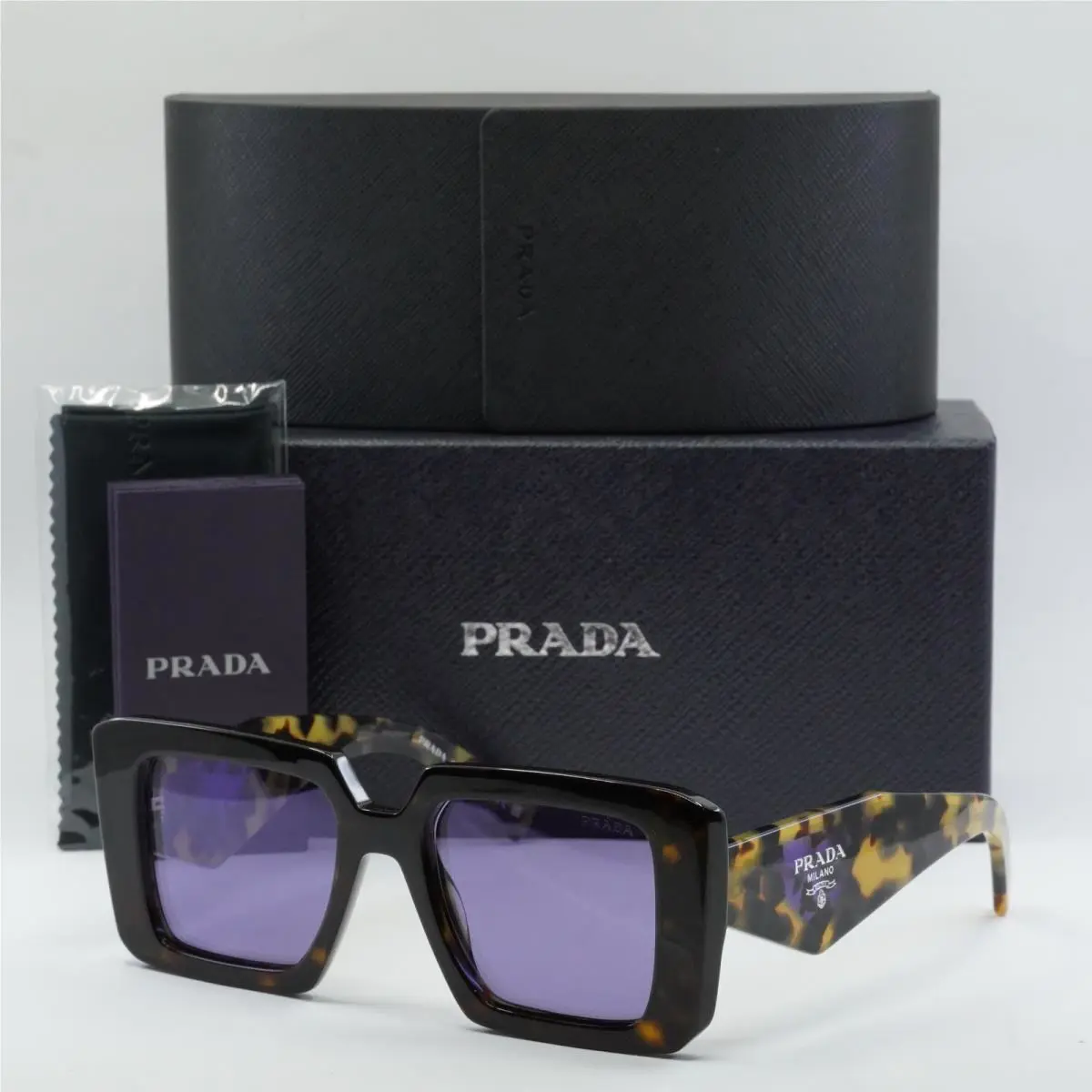 Prada PR23YS 1AB5S0 Black/dark Grey 51-19-140 Sunglasses