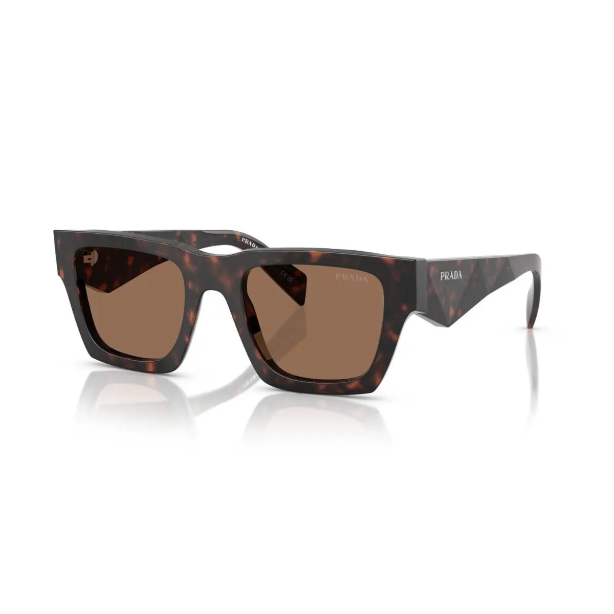 Prada PR A06S Root Tortoise/dark Brown 17N-06B Sunglasses