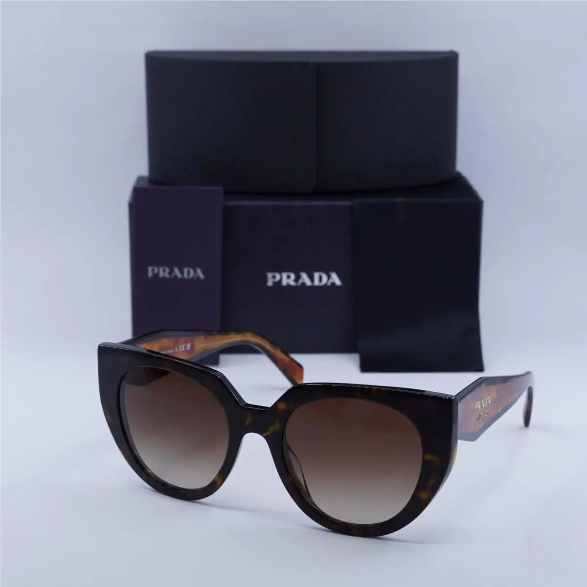 Prada PR14WS 2AU6S1 Havana/brown Gradient 52-20-140 Sunglasses