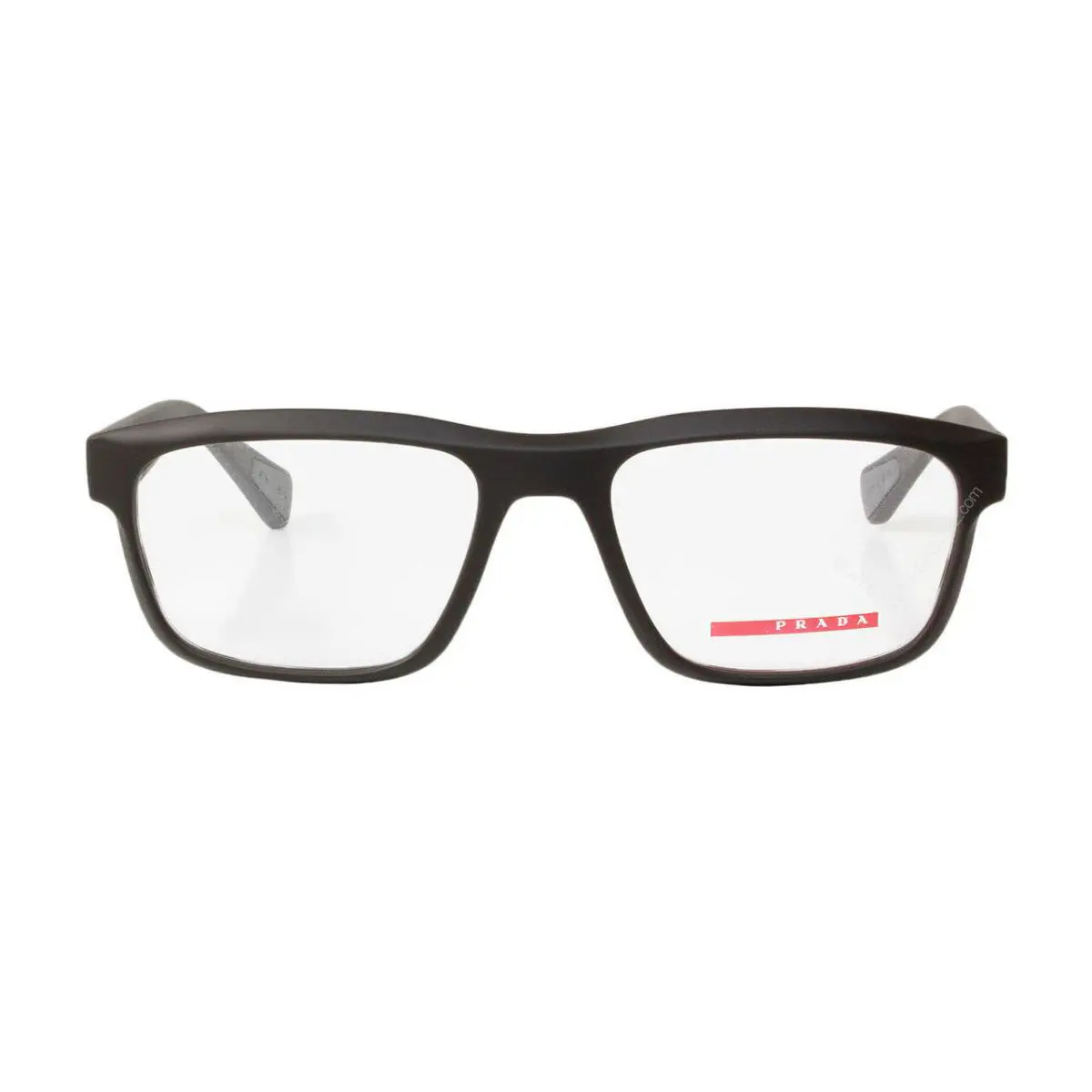 Prada Rectangle Brown UB01O1 Full Rim Frame Men`s Eyewear 53MM 0PS 07GV