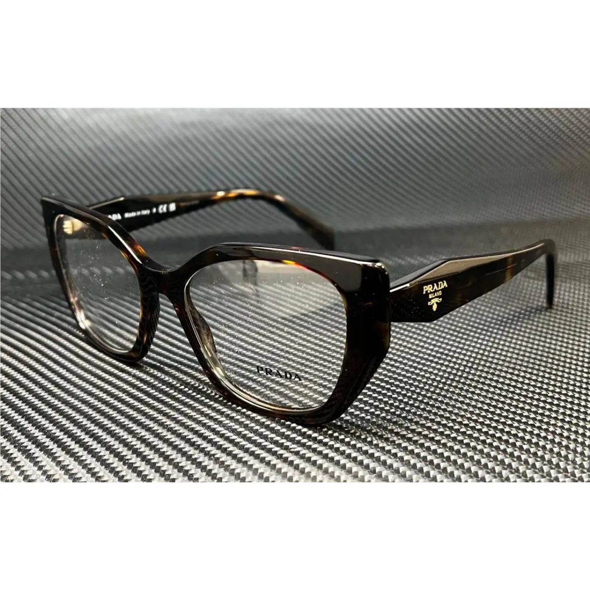 Prada PR 18WV 2AU1O1 Brown Havana Women`s 52 mm Eyeglasses