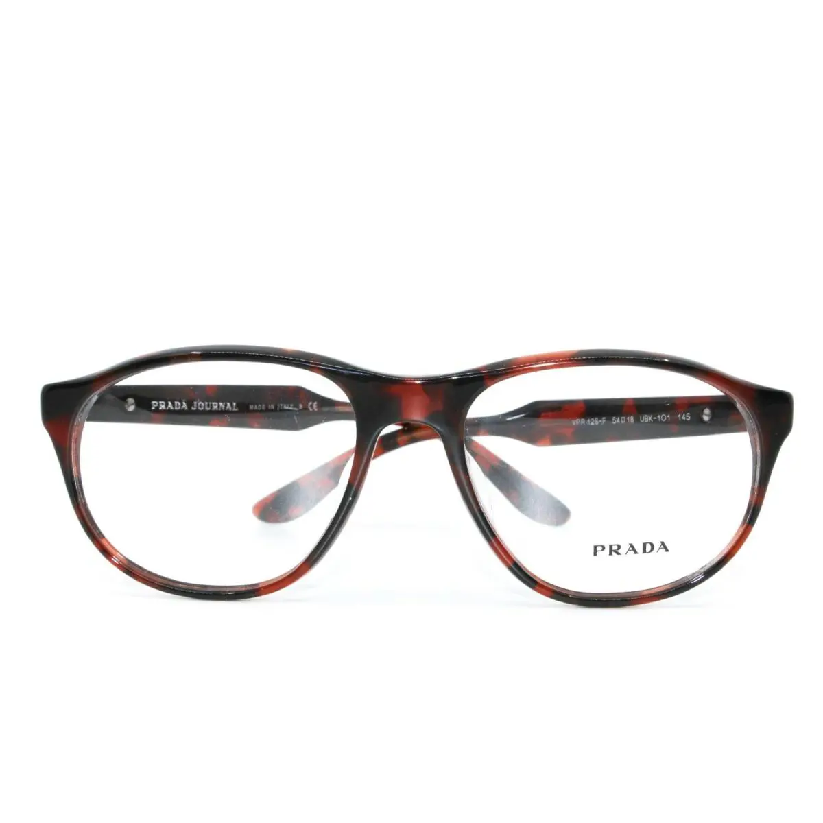 Prada Journal PR12S-F UBK-1O1 Tortoise Eyeglasses 54