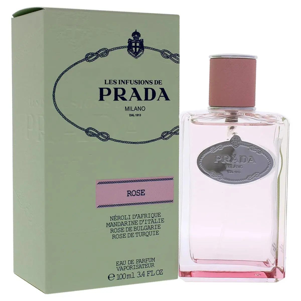 Infusion De Rose BY Prada Eau De Parfum Spray 3.4 oz For Women Fragrance