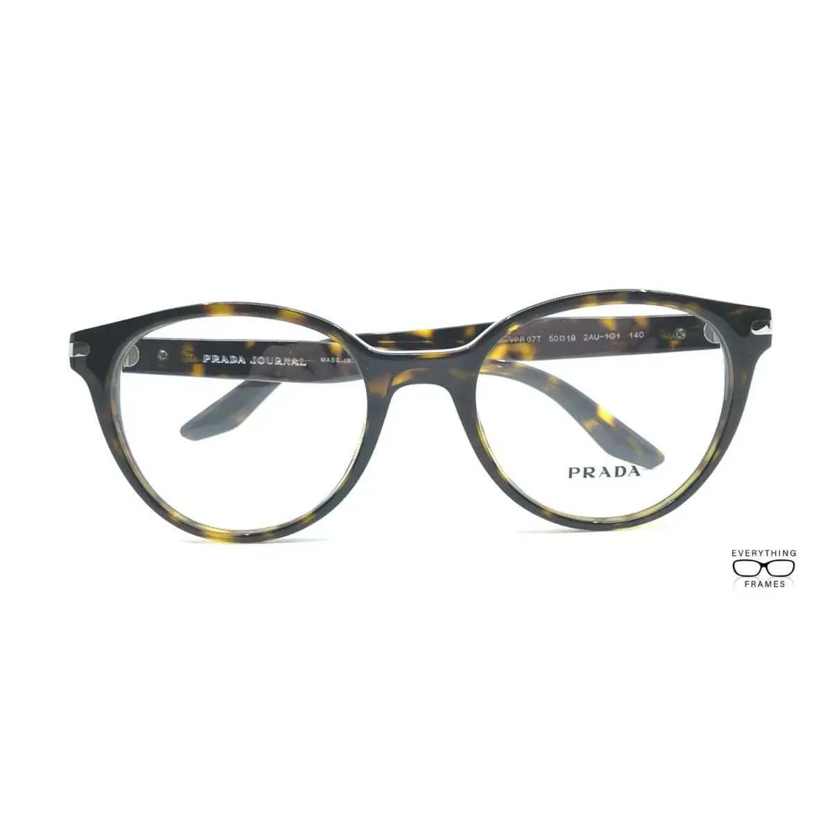 Prada PR07T 2AU-1O1 Tortoise Eyeglasses 50