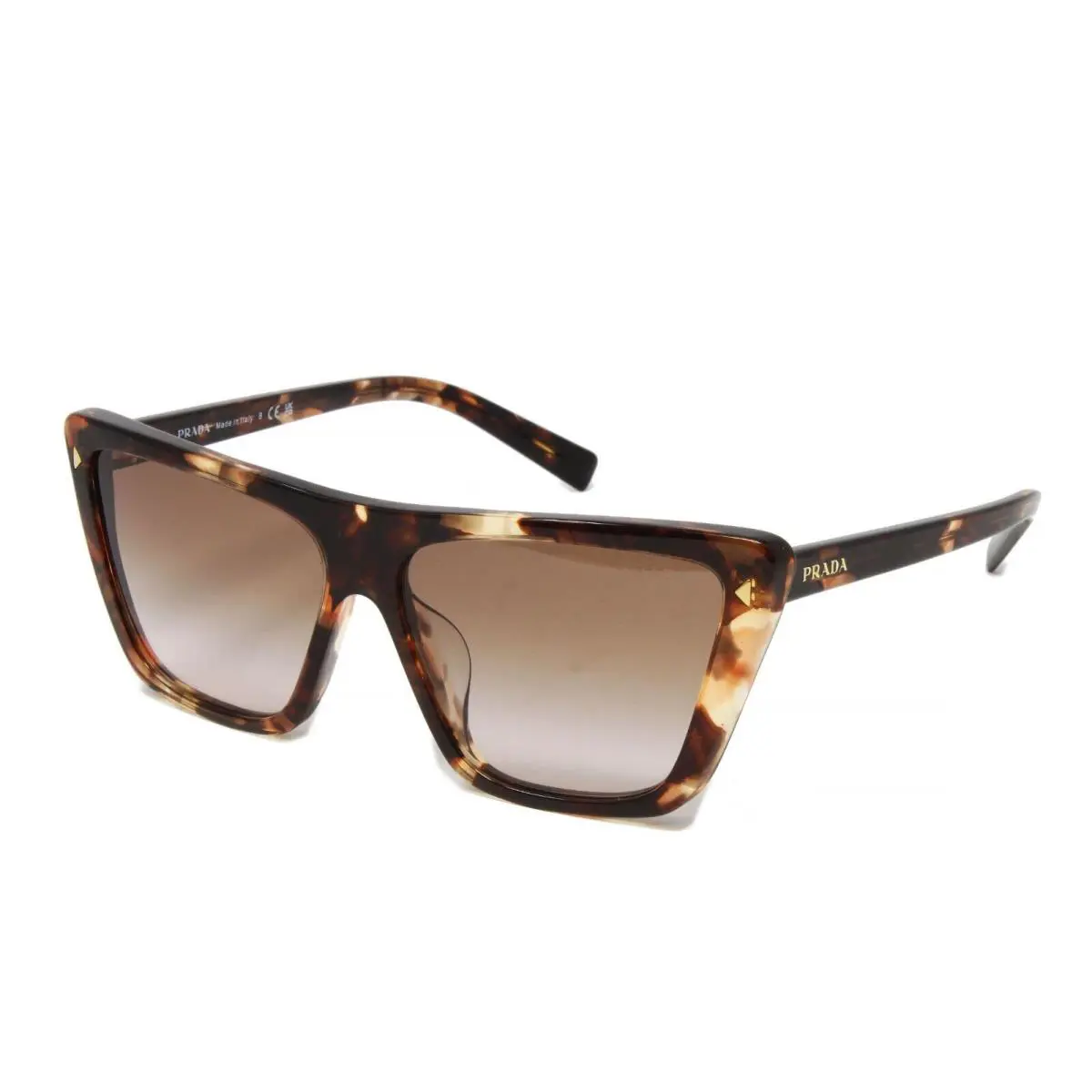 Prada Women`s Sunglasses PR21ZSF 07R0A6 Caramel Tortoise 56mm