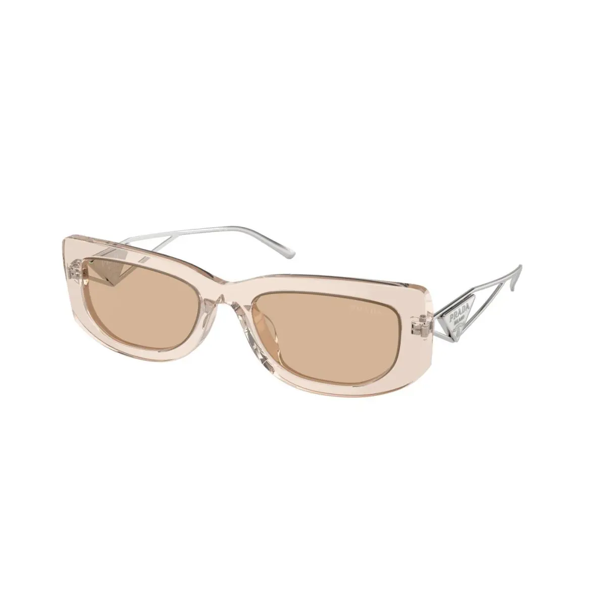 Prada PR 14YS Crystal Beige/light Brown 19M4I2 Sunglasses
