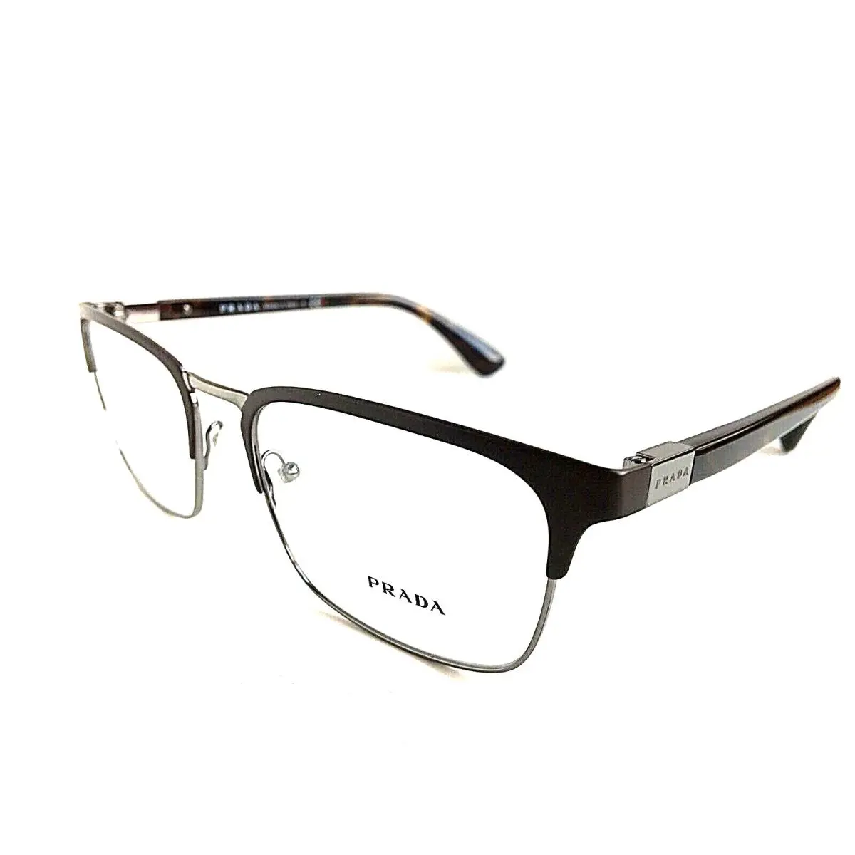 Prada Vpr 54T 55mm Black Men`s Eyeglasses Frame 55-19-140