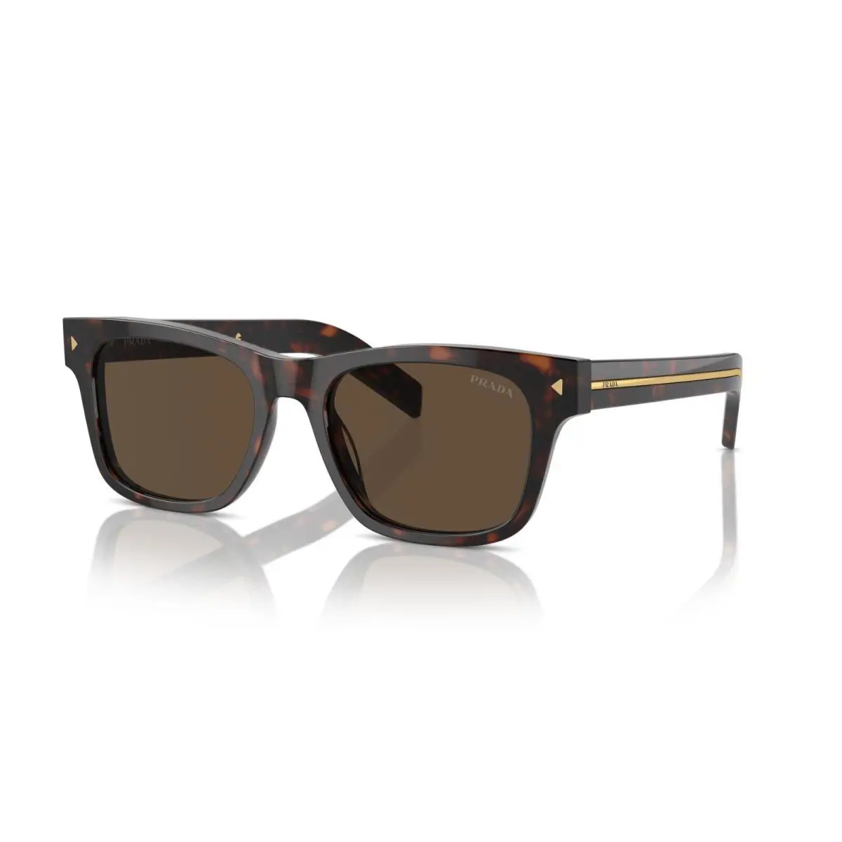 Prada PR A17S Radica Tortoise/dark Brown 17N-70F Sunglasses