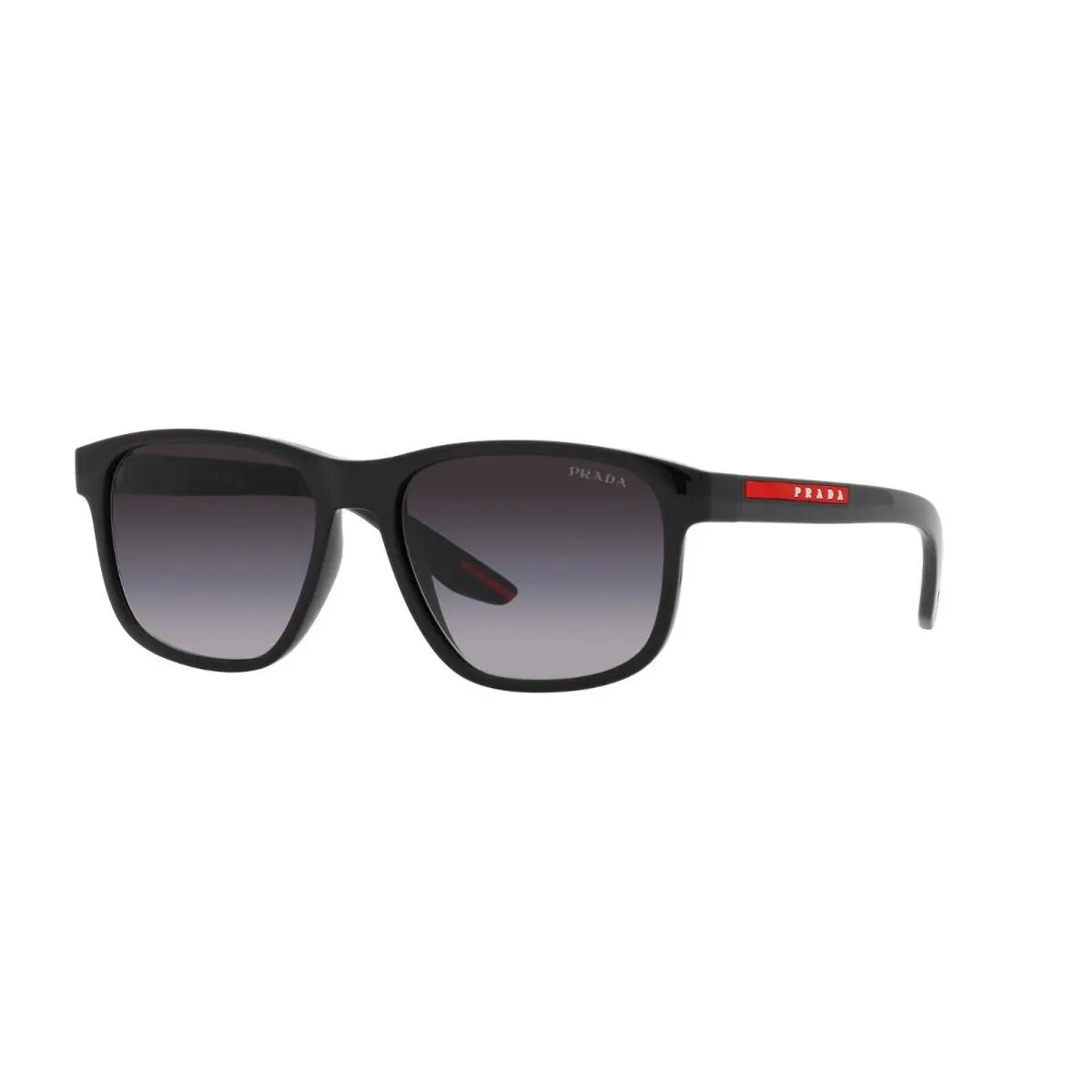 Prada Linea Rossa Sps 06YS Black/grey Shaded 1AB-09U Sunglasses - Frame: Black, Lens: Grey Shaded