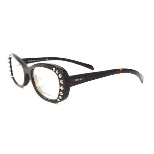 Prada Vpr 21R-F 2AU-1O1 Havana Eyeglasses Frames RX VPR21R-F 53-19
