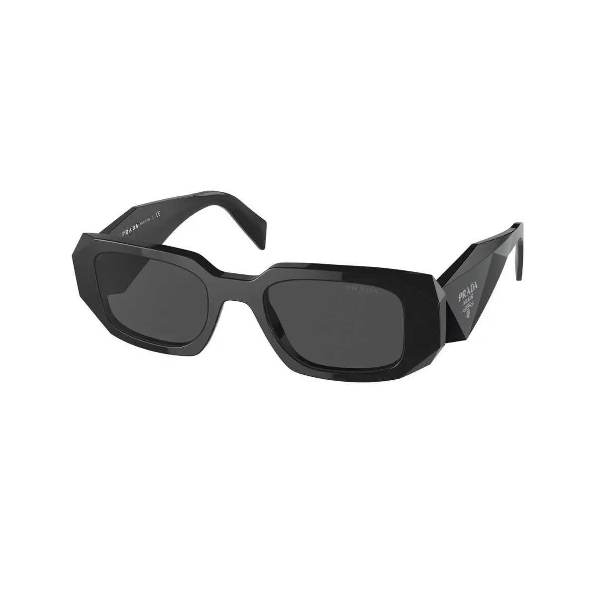 Prada 0PR17WS 1AB5S0 Black/dark Gray Lens