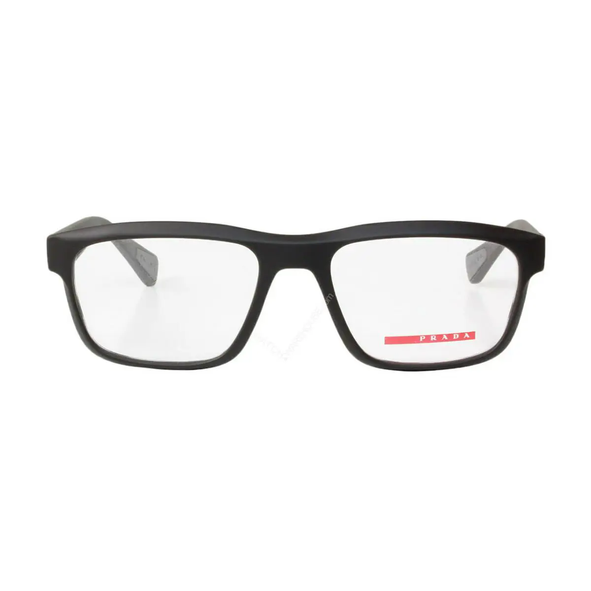 Prada Rectangle Brown Full Rim Frame Men`s Eyewear 0PS 07GV-UB01O1-55