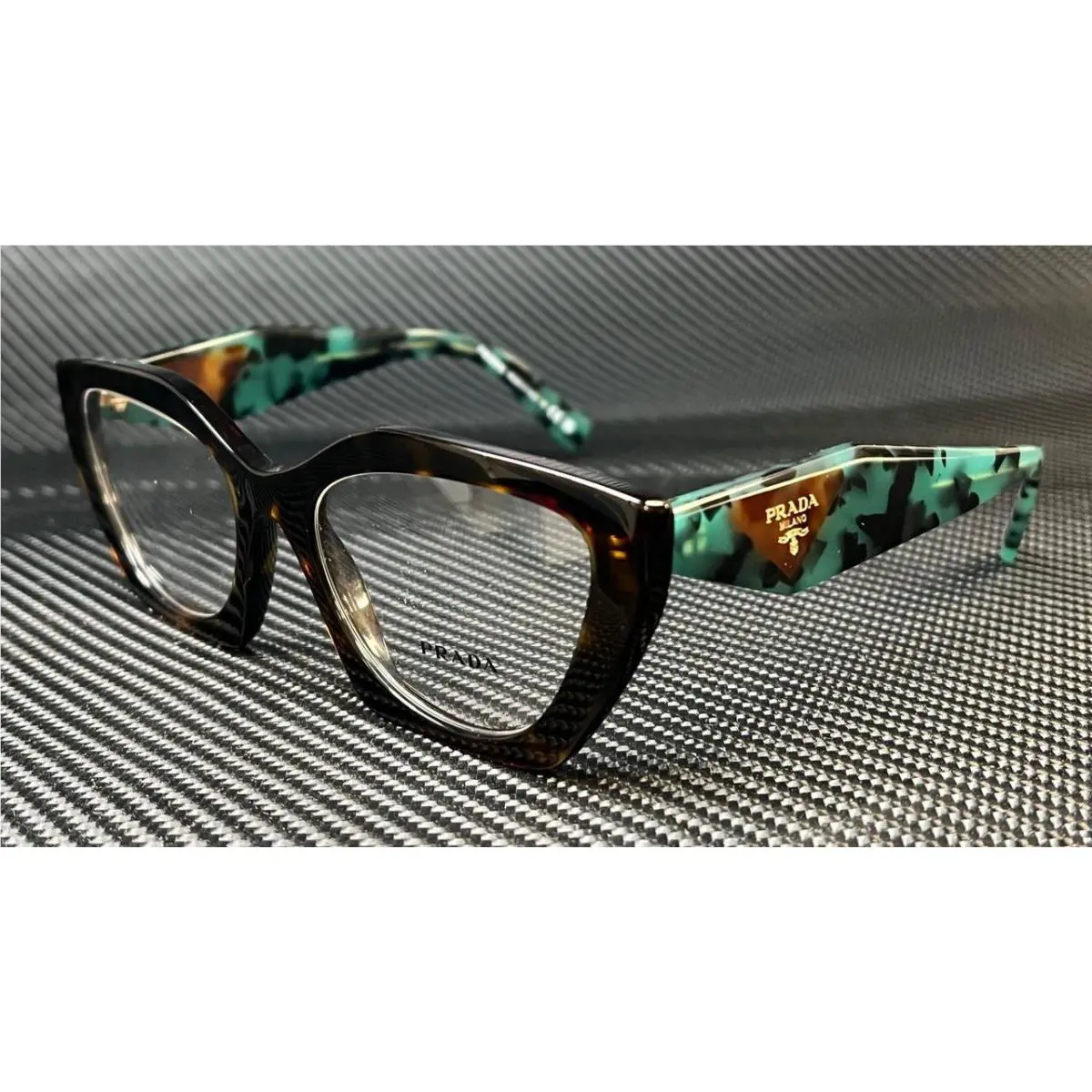 Prada PR 09YV 2AU1O1 Brown Havana Women`s 54 mm Eyeglasses