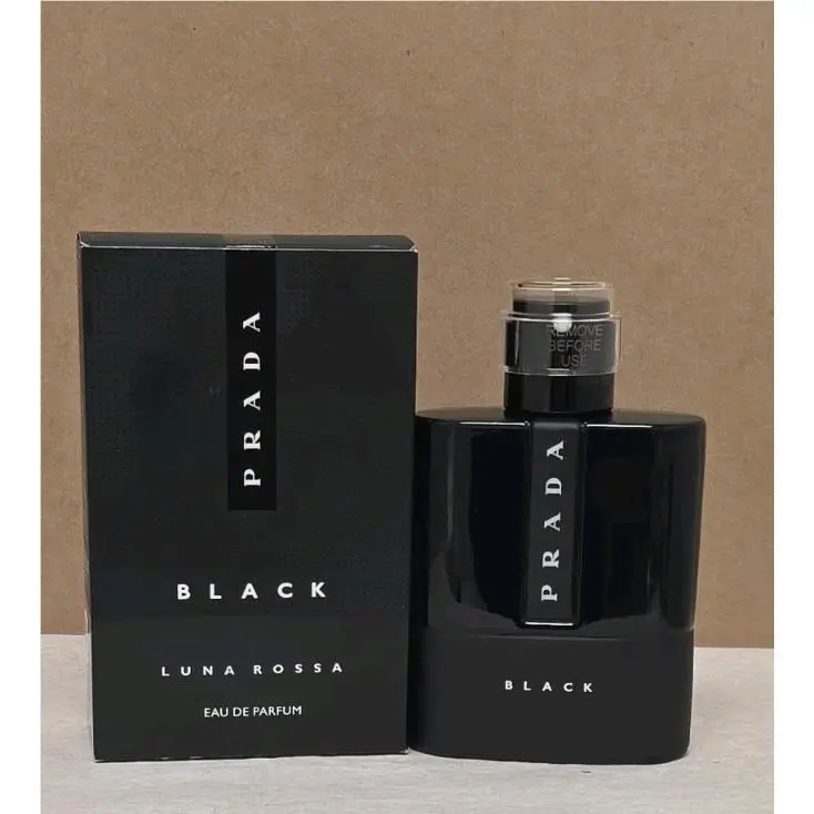 Prada Luna Rossa Black 100ml 3.3 Oz Eau De Parfum Spray Men Boxed