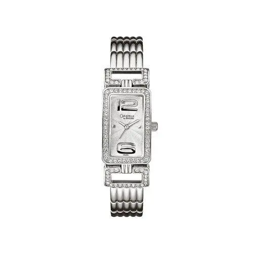 by Bulova 43L005 Ladies Stainless Steel Crystal Embellished Watch by Caravelle
