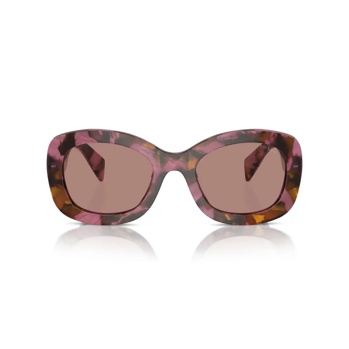 Prada Sunglasses - tortoise and blush pink. Prada - PR 14ZS Sunglasses | Specs Collective main image 3