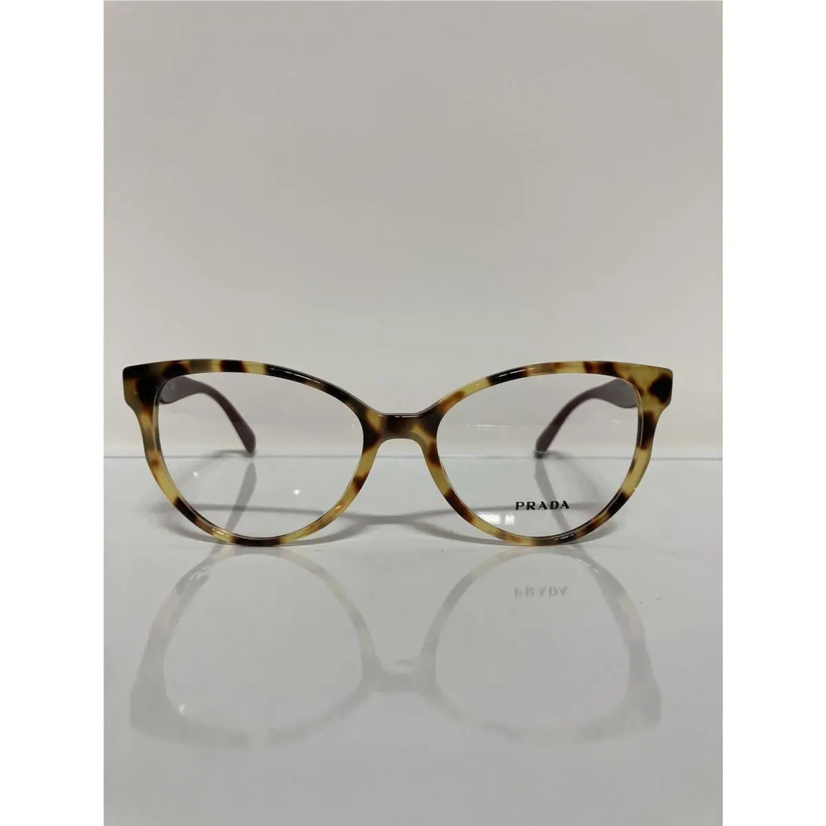 Prada Vpr01U 7so101 Honey Tortoise Round Plastic Eyeglasses 54mm
