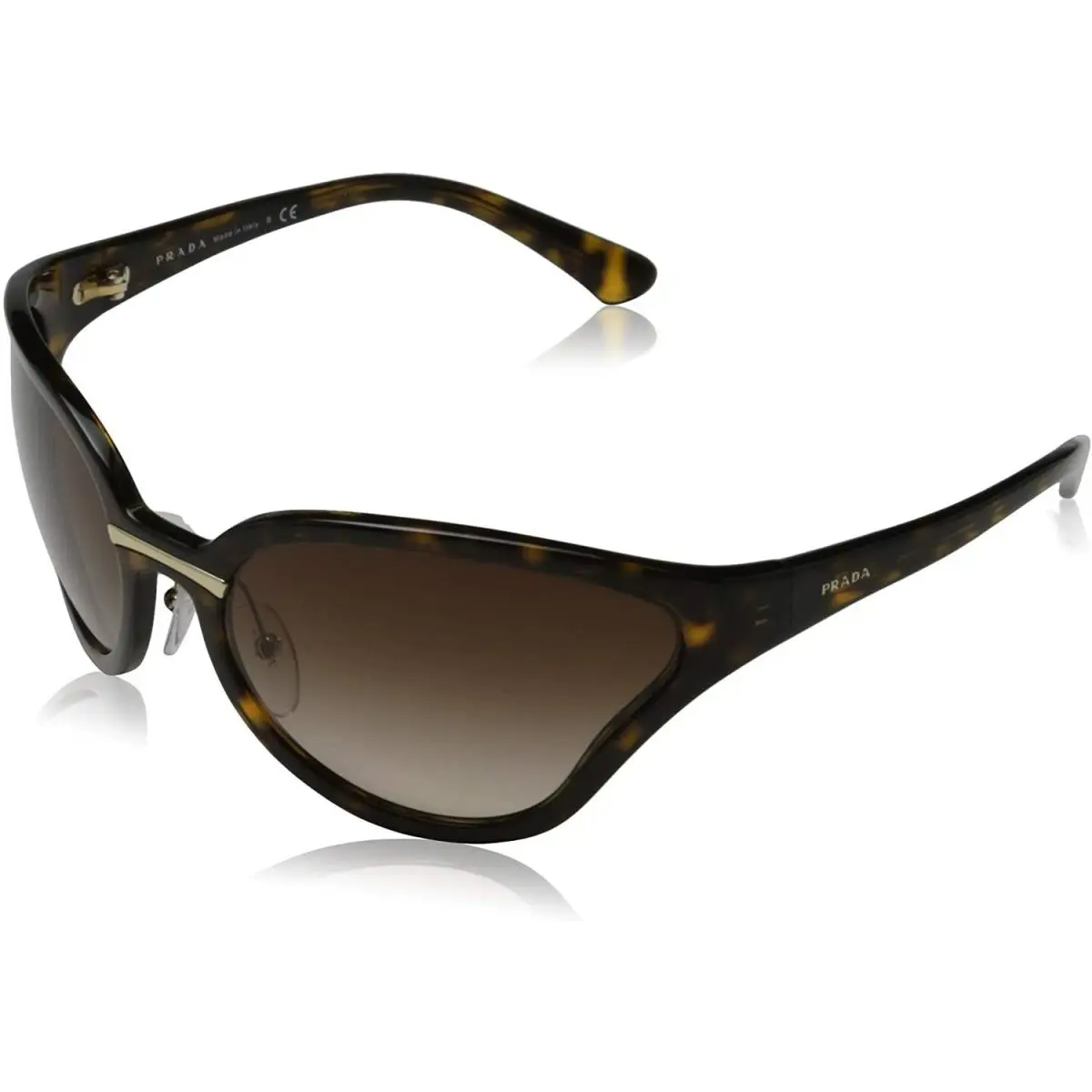 Prada Sunglasses 0PR 22VS 2AU6S1 68-20-115 Designer Eyeglasses - Frame: Multicolor, Lens: Brown