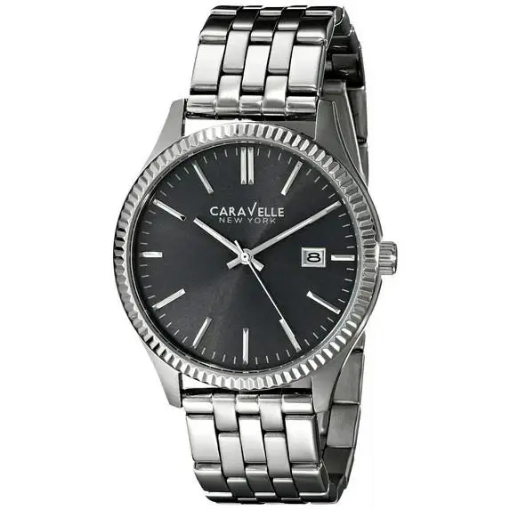 Caravelle by Bulova York Gray Men`s Watch 43B131