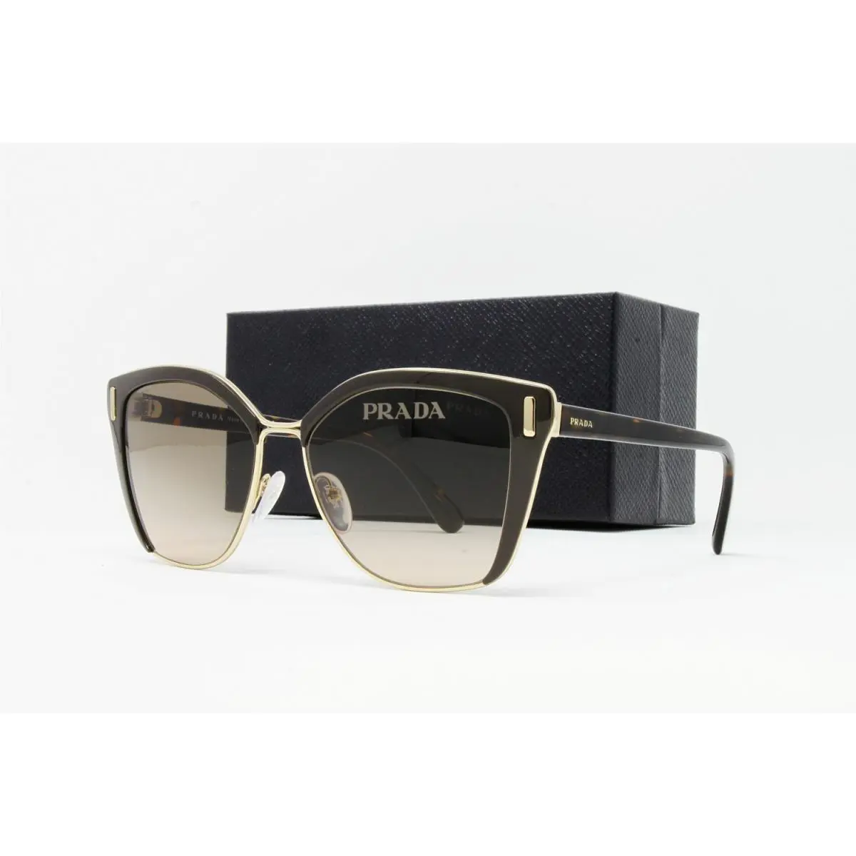 Prada Women`s Sunglasses PR56TS DHO3D0 Brown Pale Gold 57mm